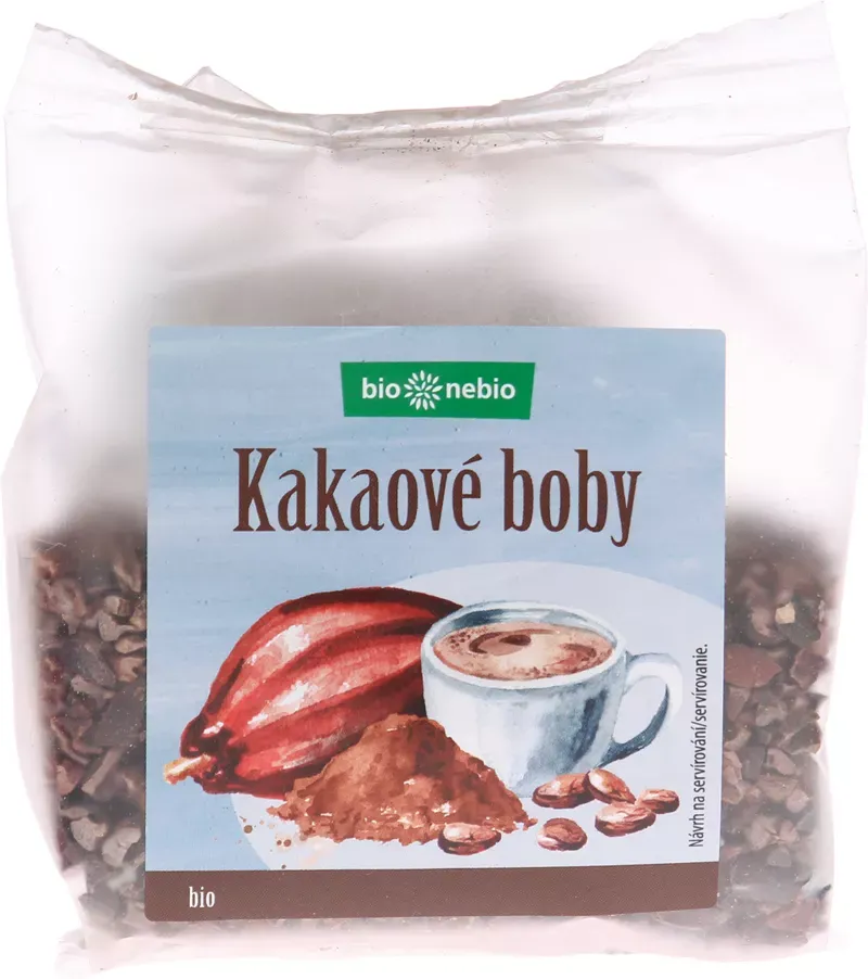 bio*nebio Kakaové boby drcené 100 g BIO