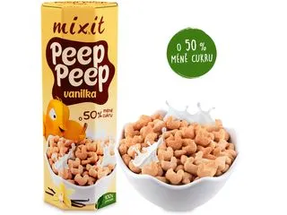Mixit Cereálie Peep Peep - Vanilka 280 g