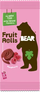 Yoyo Bear Fruit Rolls malina ovocné rolované plátky 20 g