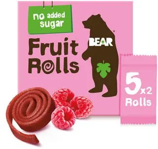 Yoyo Bear Fruit Rolls malina ovocné rolované plátky 5 x 20 g