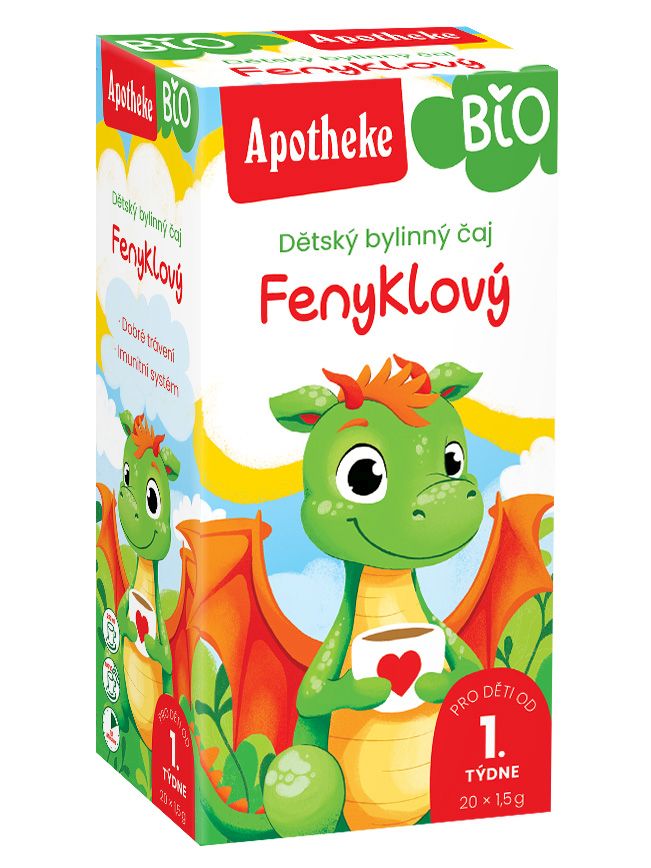 Apotheke Dětský čaj BIO Fenyklový 20x1,5g