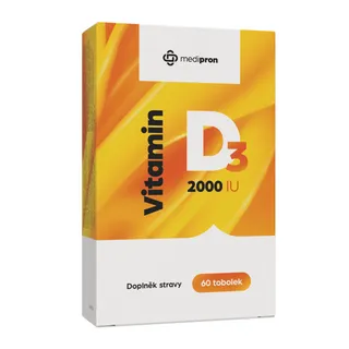 medipron Vitamin D3 2000 IU 60 tobolek